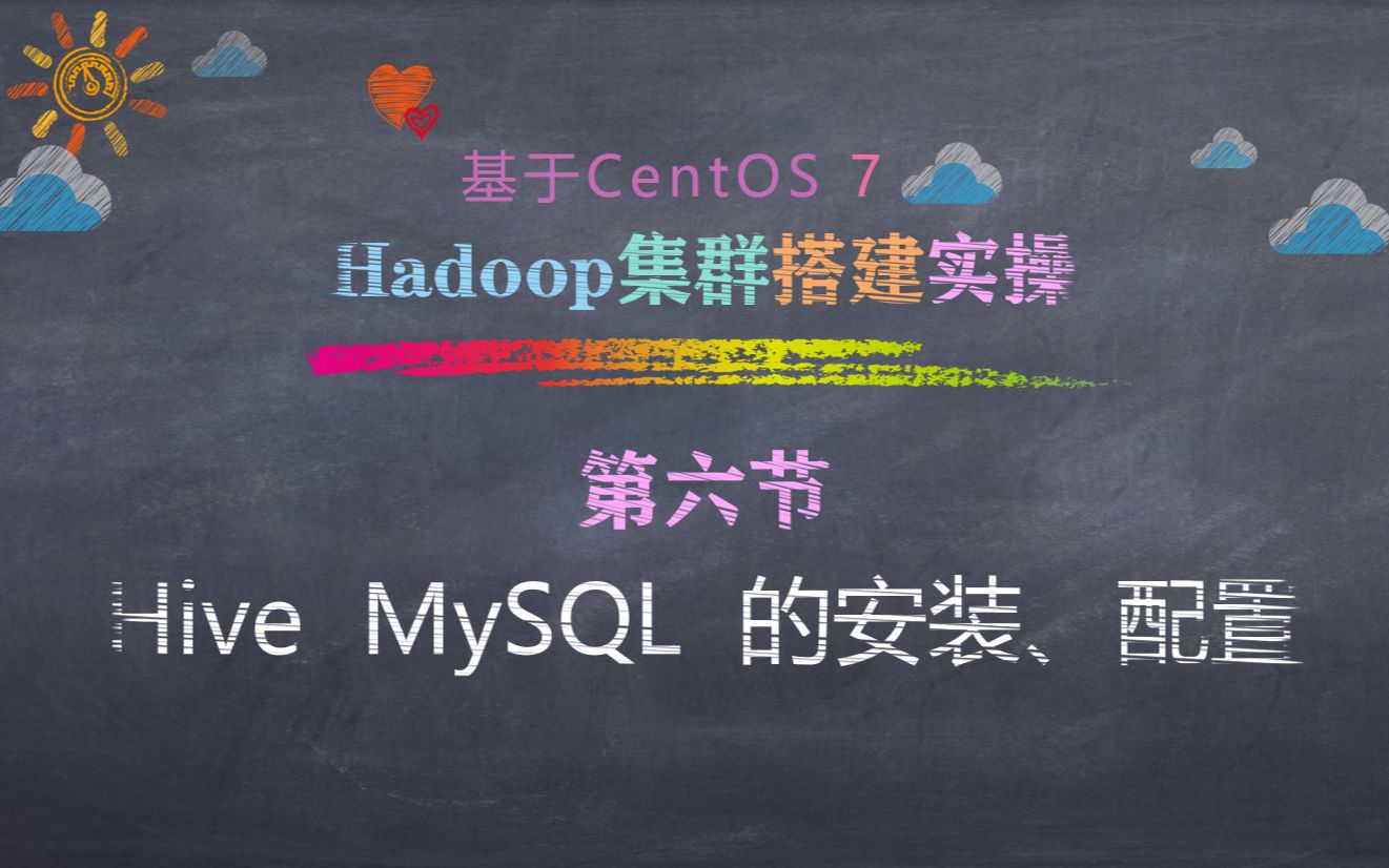 MySQL,hive 在hadoop大数据集群的安装,基于CentOS 7
