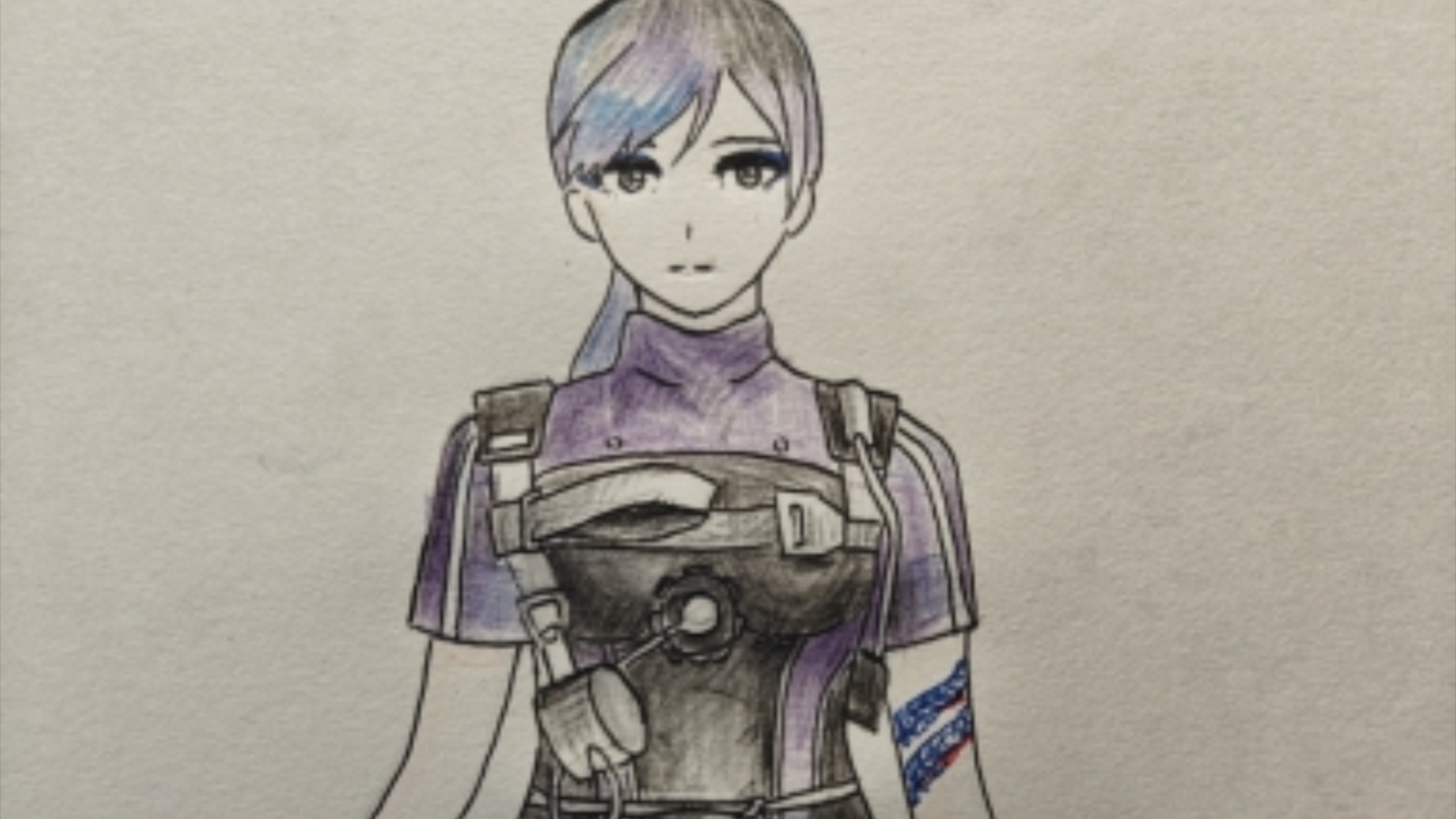 【codm】画一个使命召唤手游蓝蔷薇