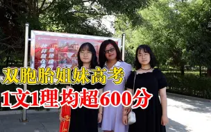 Descargar video: 双胞胎姐妹高考1文1理均超600分：互相督促，受父母影响很大