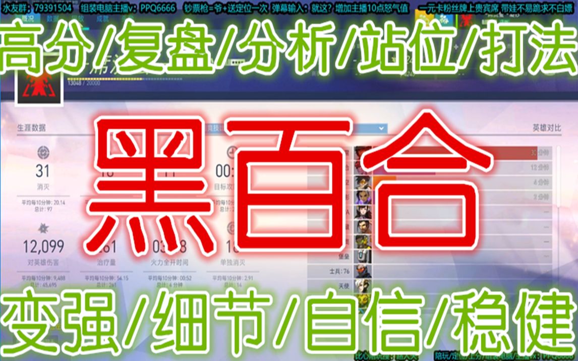 【盘盘秀.7】高分路人VS顶尖枪法/ 黑百合!细节分析讲解提升必备.!!!哔哩哔哩bilibili