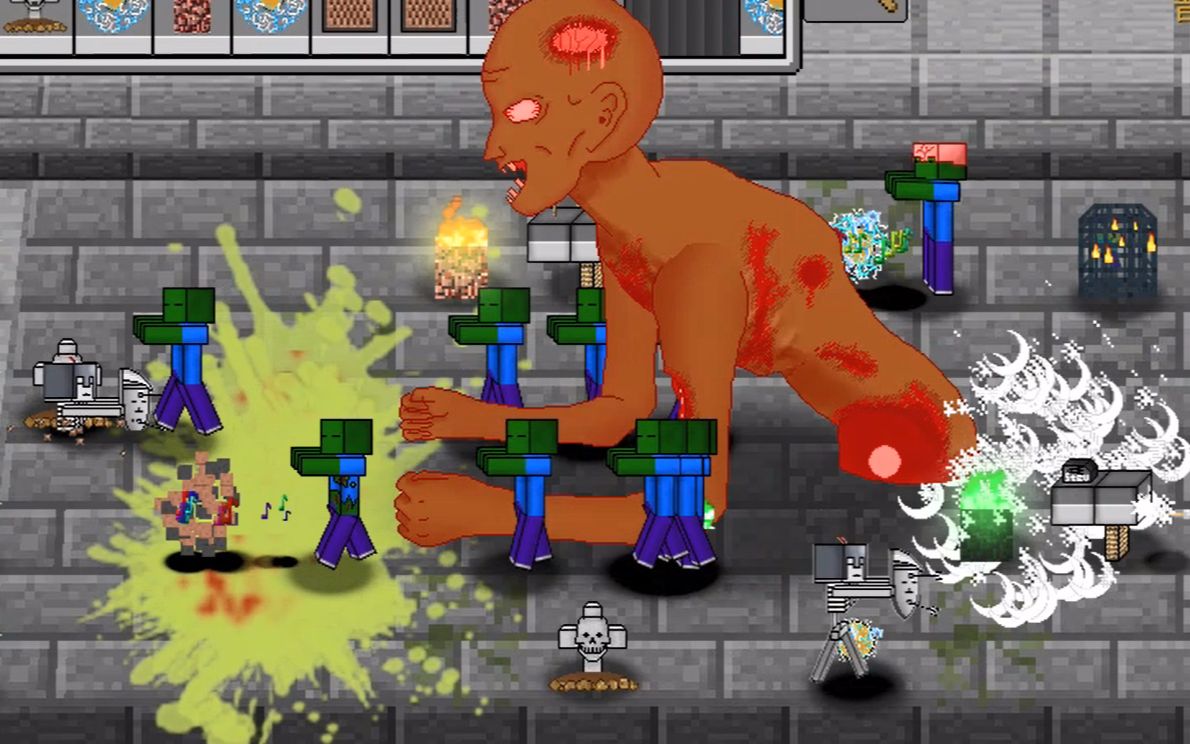 巨人这次你好菜呀#mc大战僵尸2#巨人通关