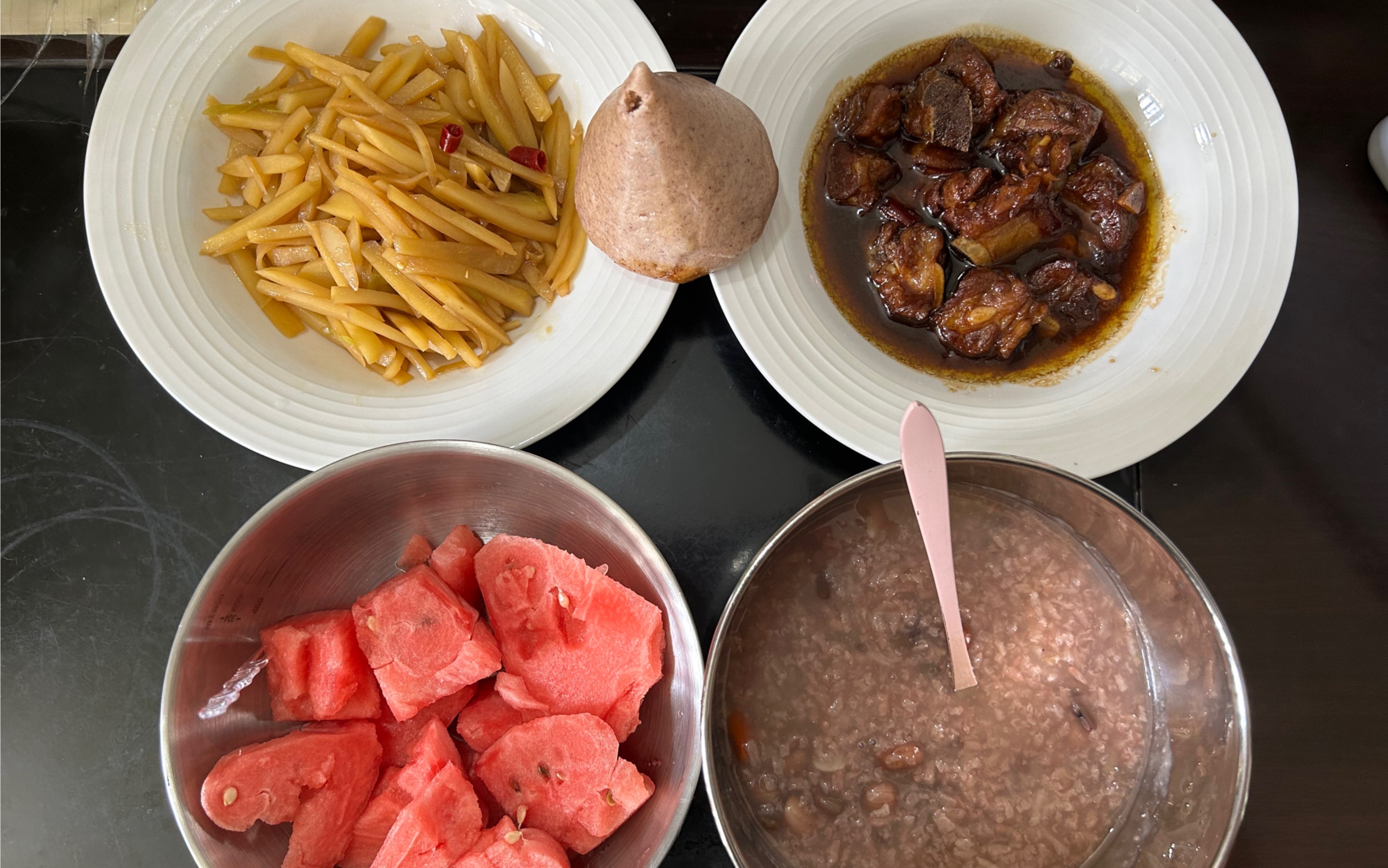 就好好把自己养一遍吧|舒然吃饭|ipang |第一次做糖醋排骨|五红粥