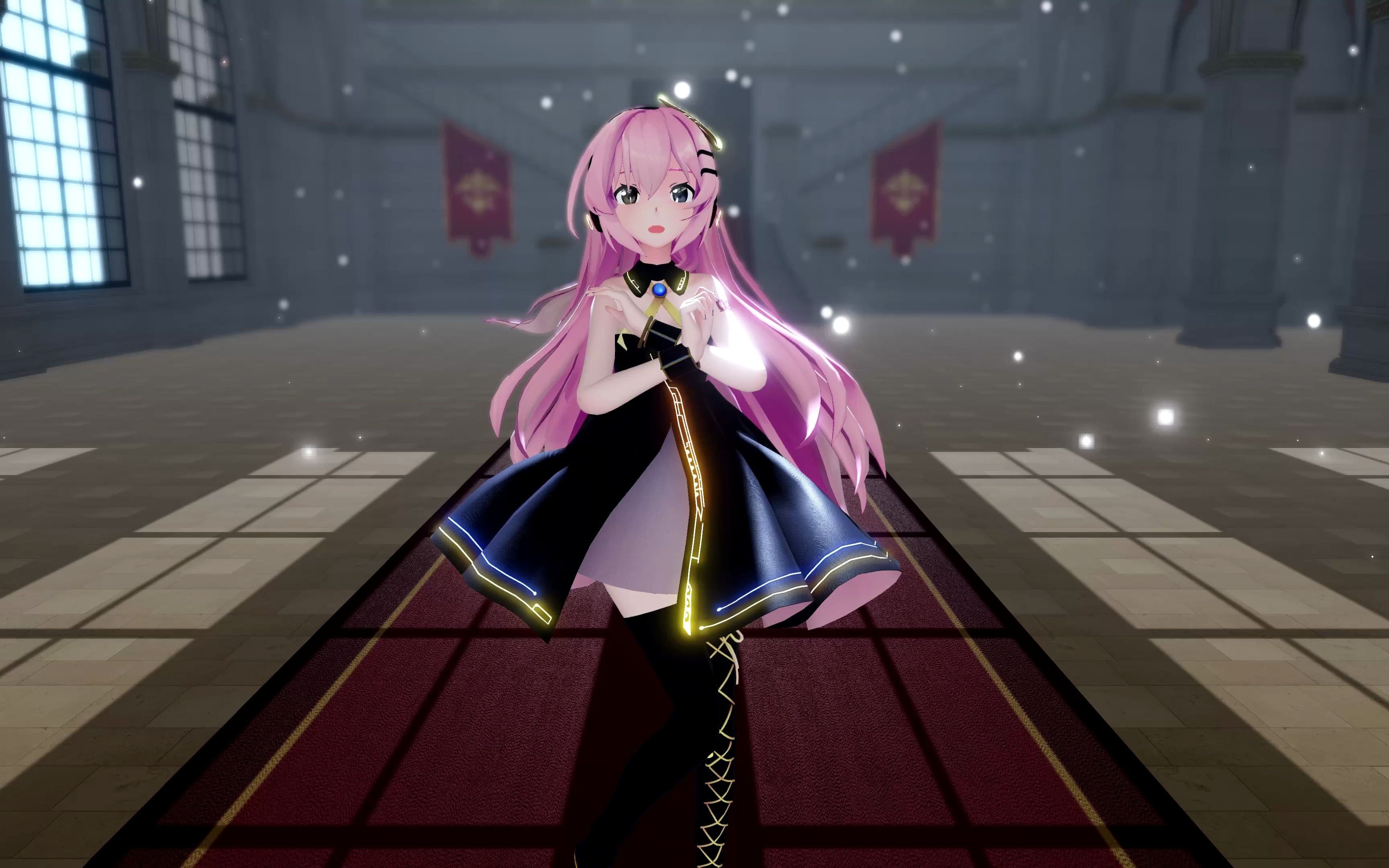 [mmd]ミュージックミュージック[巡音ルカ] [ originalcamera]