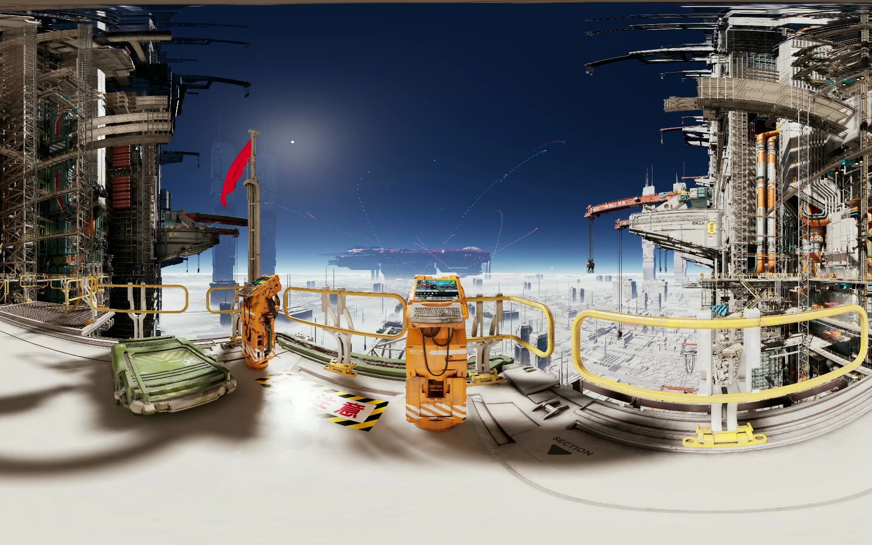 scifi colony starship 星际殖民地360°vr