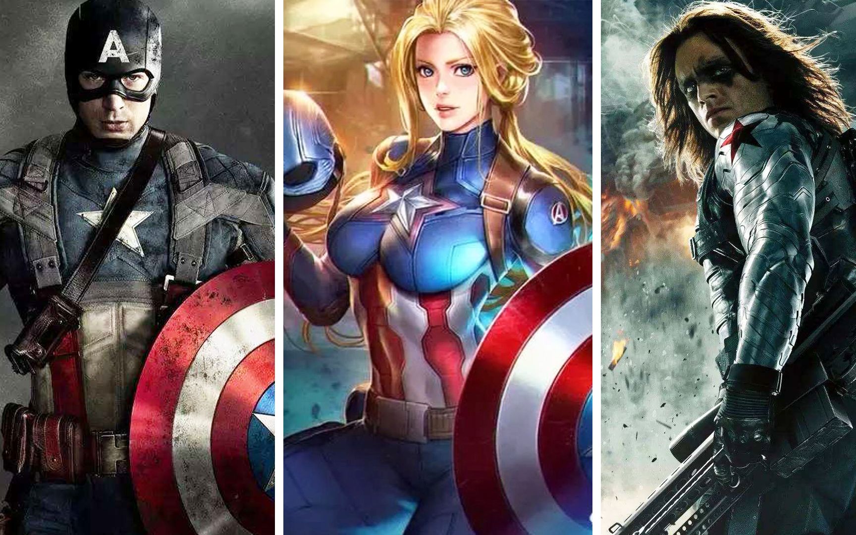 盘点历任美国队长史蒂夫被抽干血清瞬间老去猎鹰继承盾牌