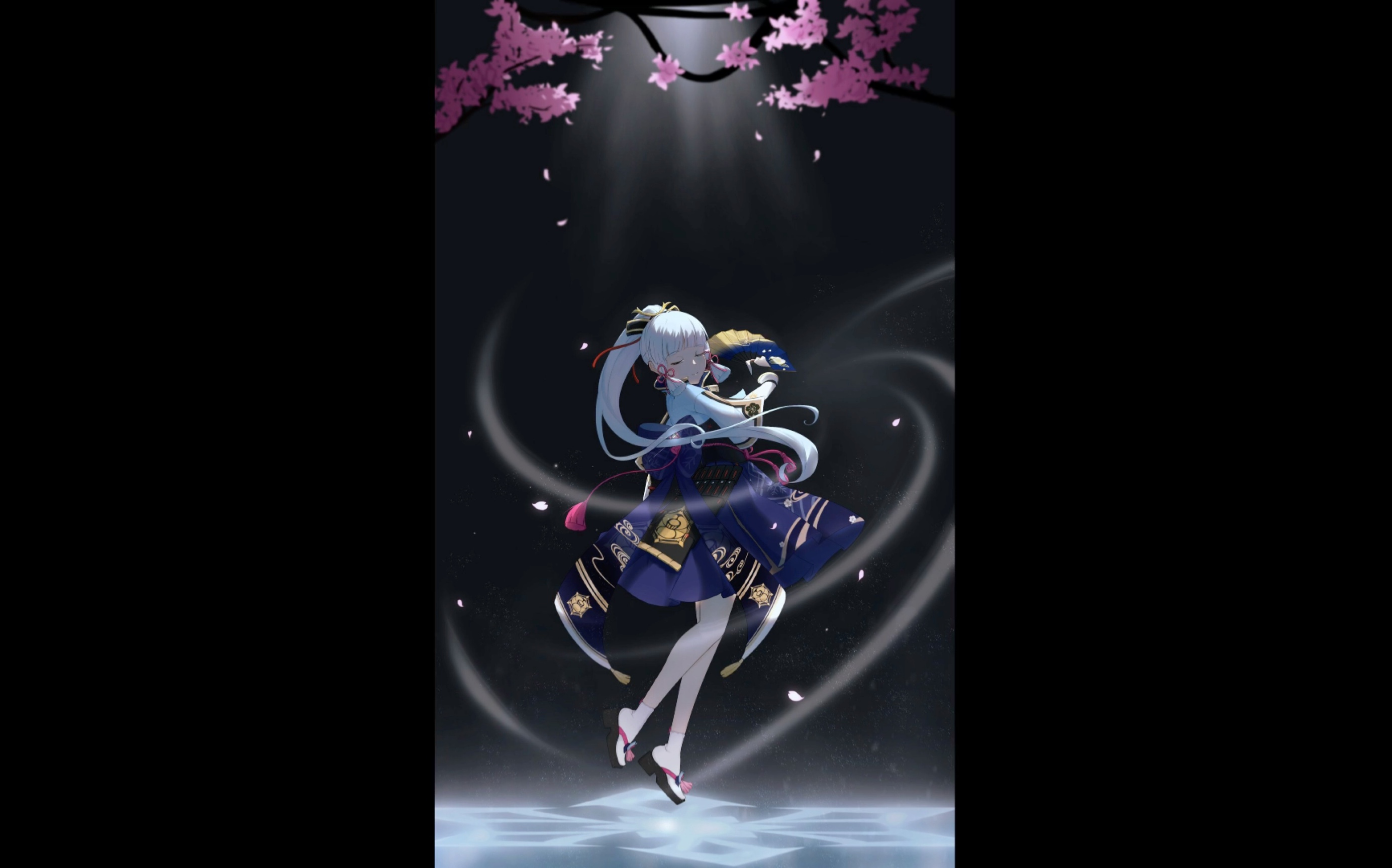 活动  【原神/神里绫华/绘画过程】樱吹雪