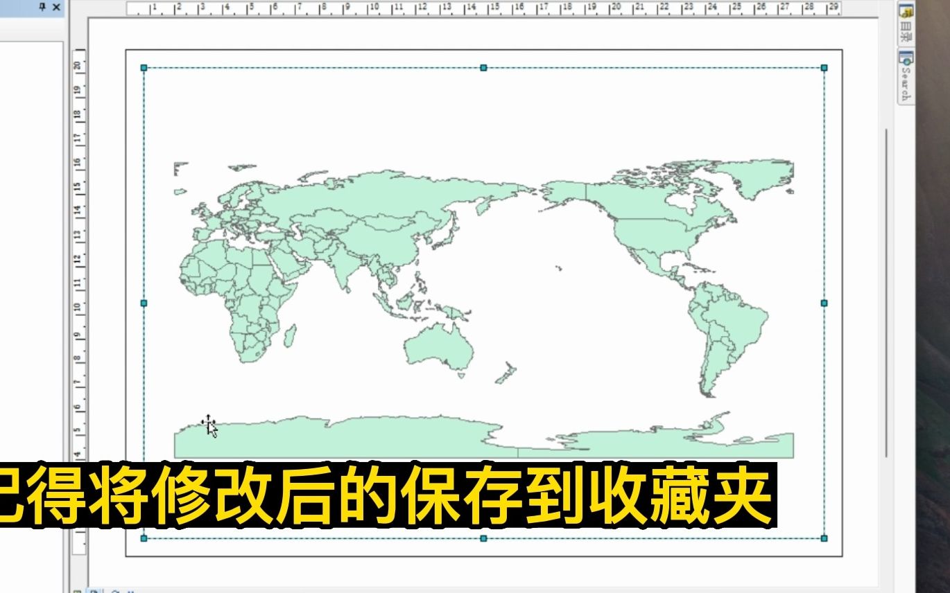 arcgis世界坐标更改仅需一步,经典的中美相望位置哔哩哔哩bilibili