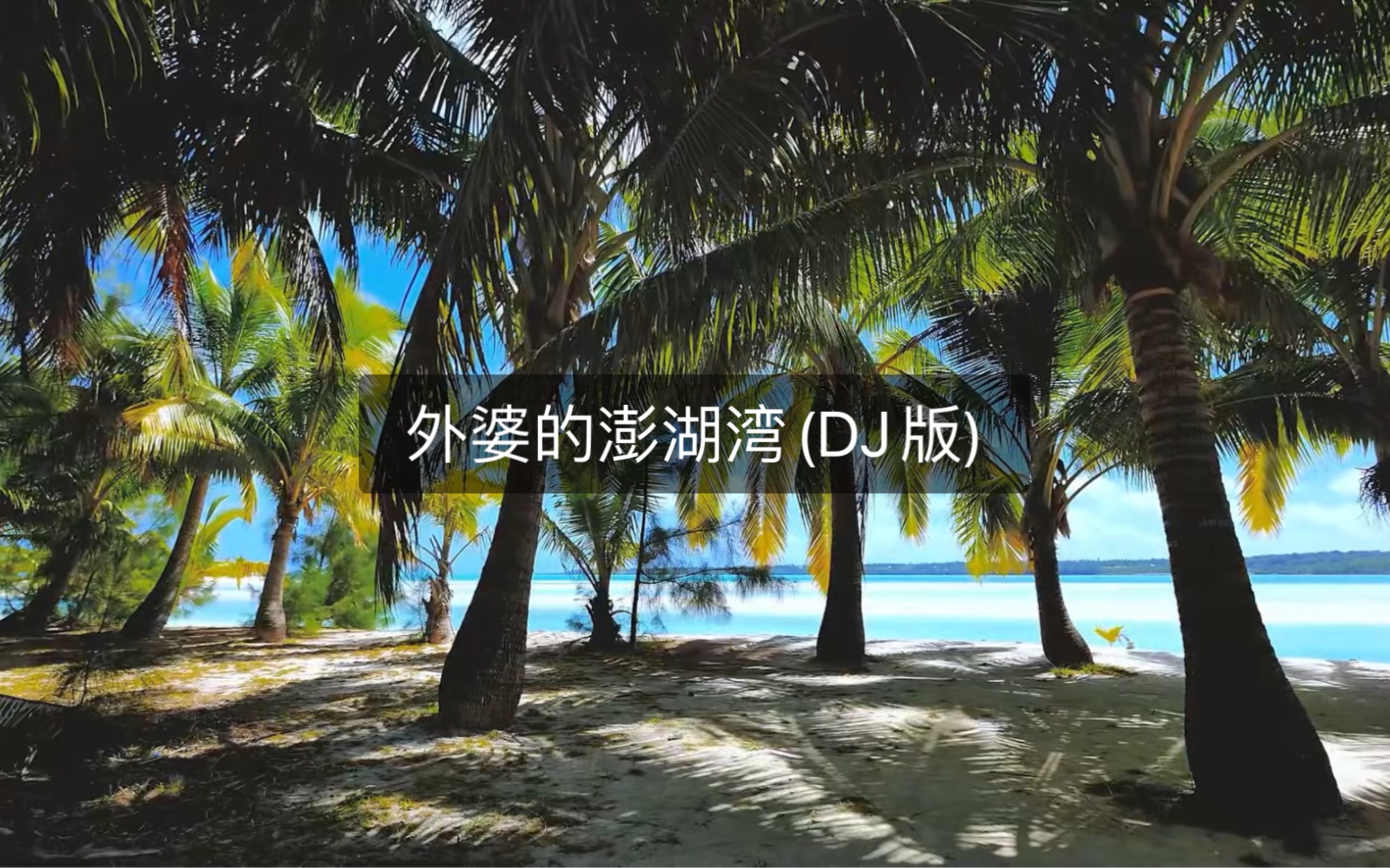 [图](DJ5G)外婆的澎湖湾(DJ版)MV制作花秀哥 VJ包房视频歌词打碟同步