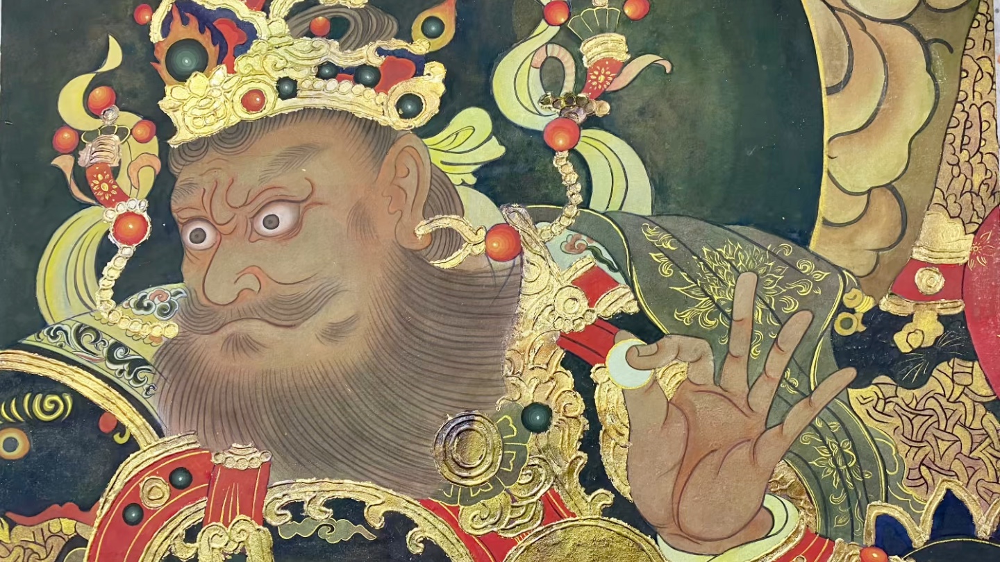 法海寺广目天王壁画,有盆友感兴趣想要吗?