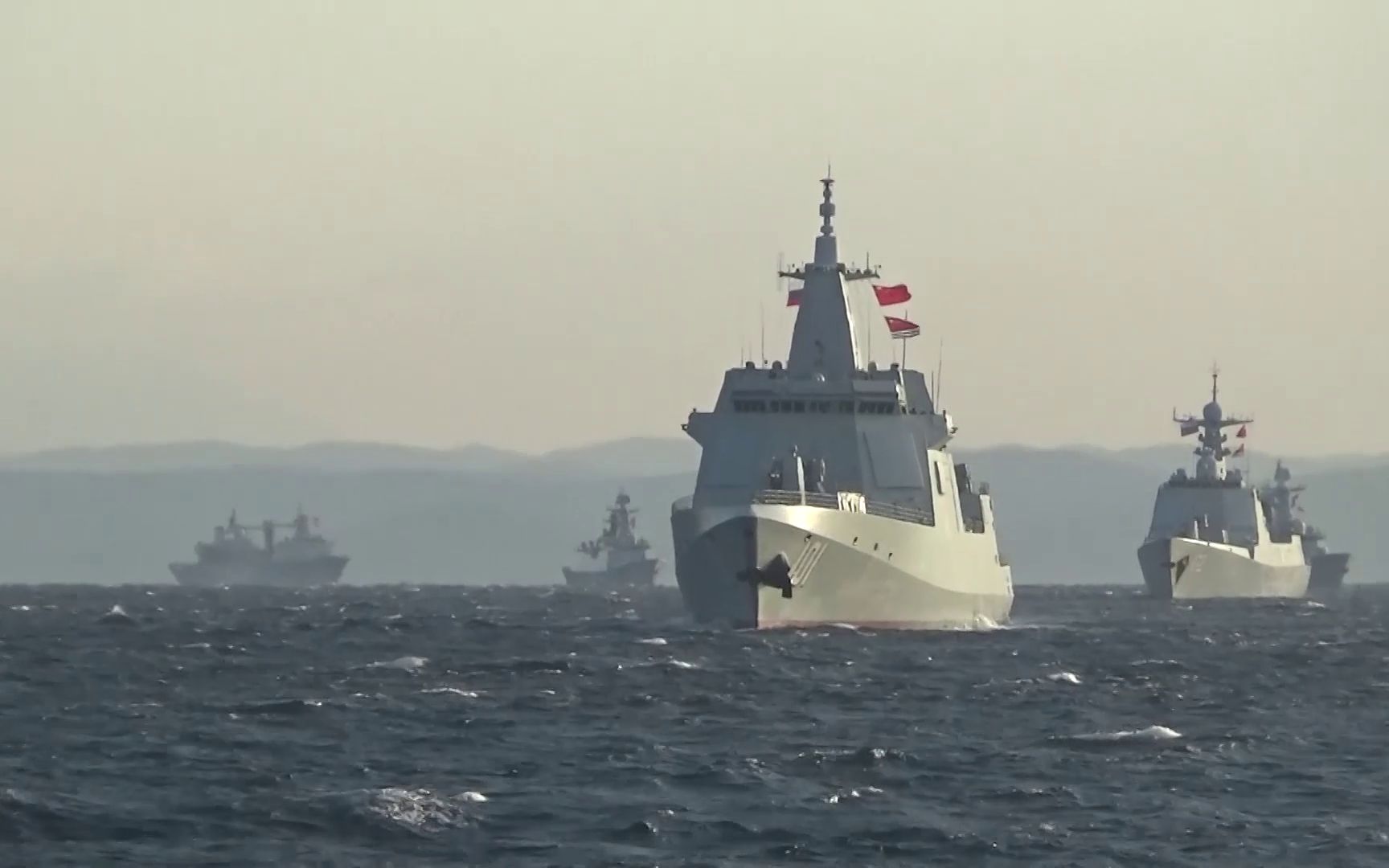 牢不可破的联盟-中俄"海上联合-2021"联合军事演习