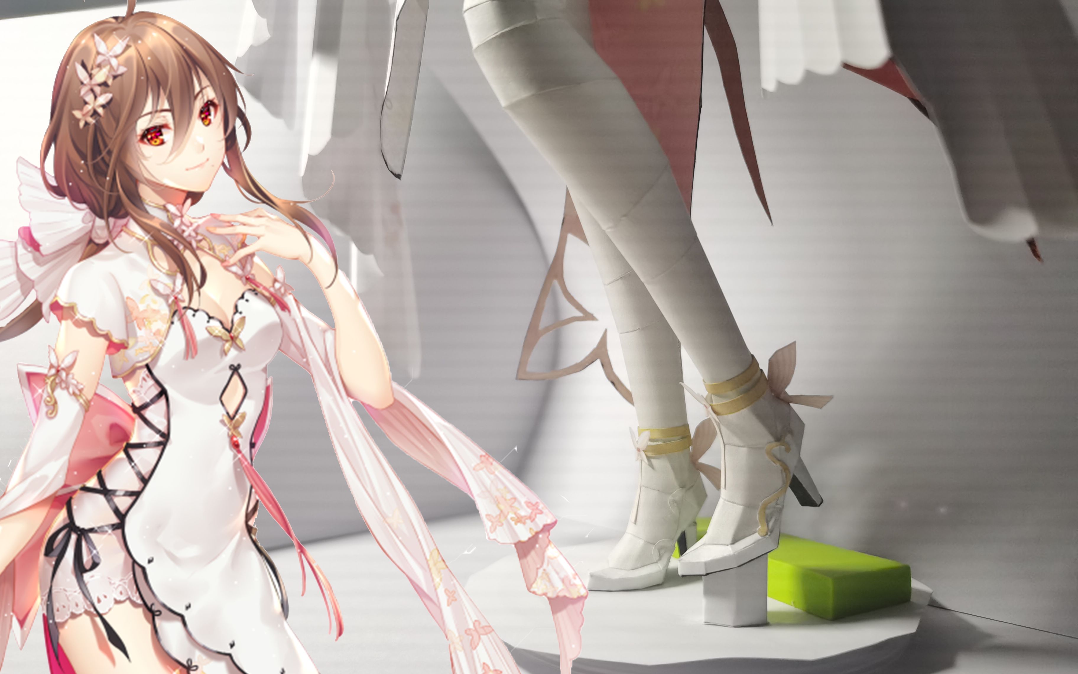 蝶律阿绫!是纸模不是手办0v _哔哩哔哩 (゜-゜)つロ 干杯~-bilibili