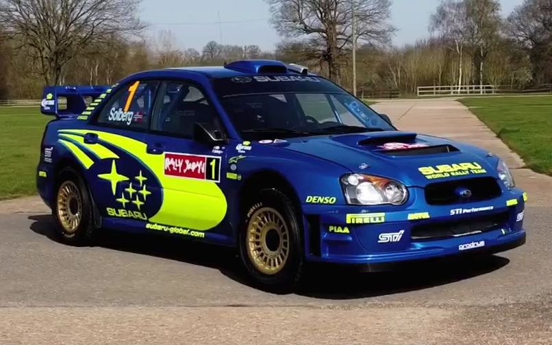 2004斯巴鲁翼豹wrc冠军赛车待售: (silverstone auctions)