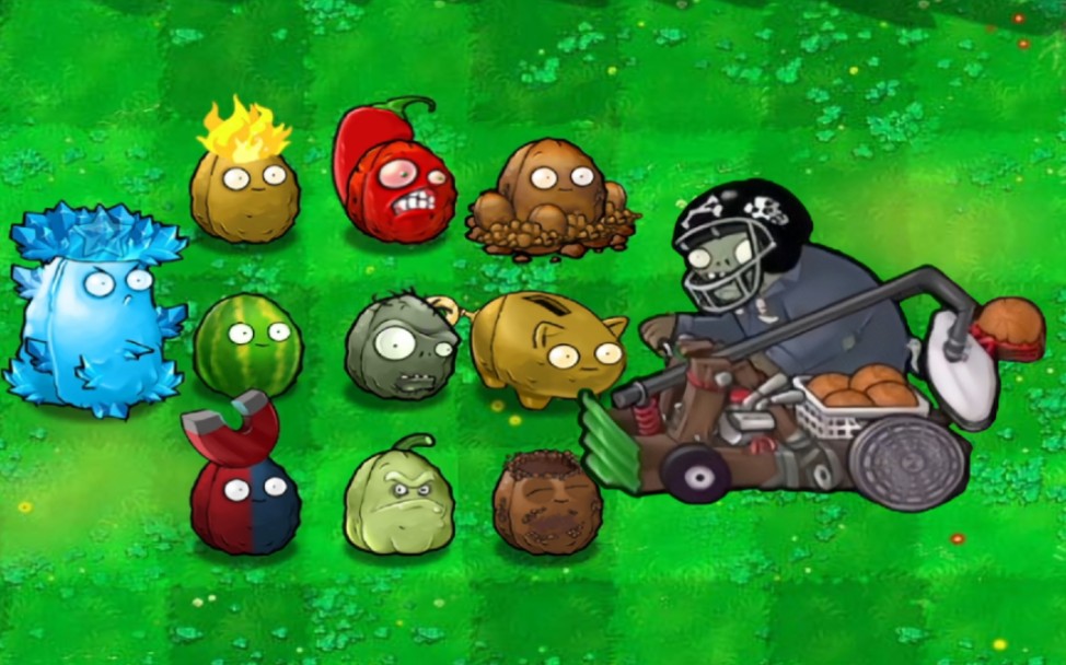 pvz杂交版50个植物vs100个篮球僵尸-腹黑大坤吧-默认收藏夹-哔哩哔哩