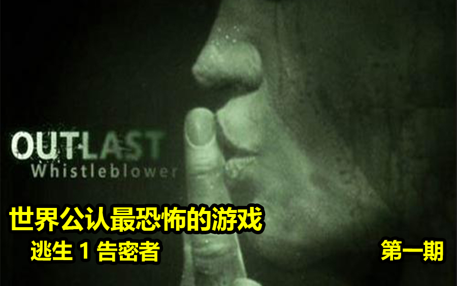 [图]【逃生1;OUTLAST】世界上最吓人的恐怖游戏！DLC告密者全新吓哭体验！