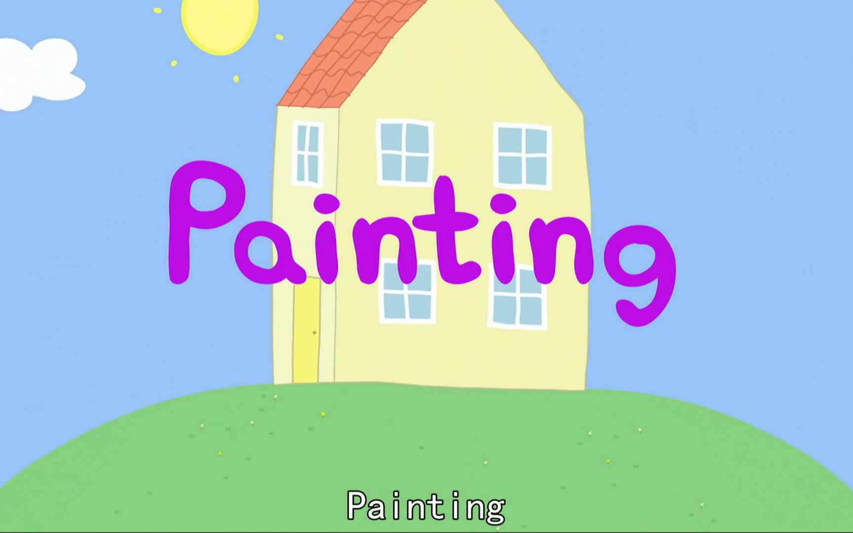 (小猪佩奇)Painting【英文字幕】哔哩哔哩bilibili