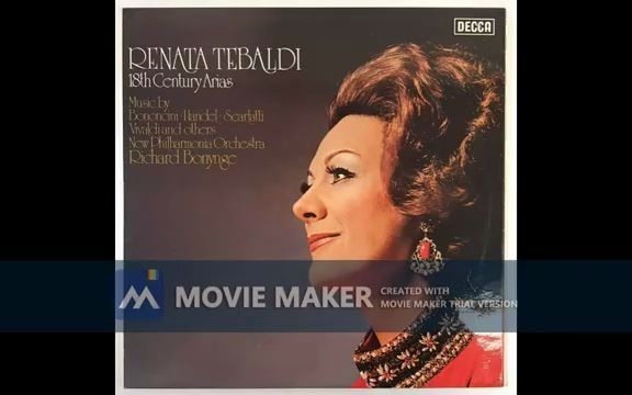 [图]RENATA TEBALDI sings 18th Century arias by Handel/Pergolesi/Gluck/Vivaldi (1973)