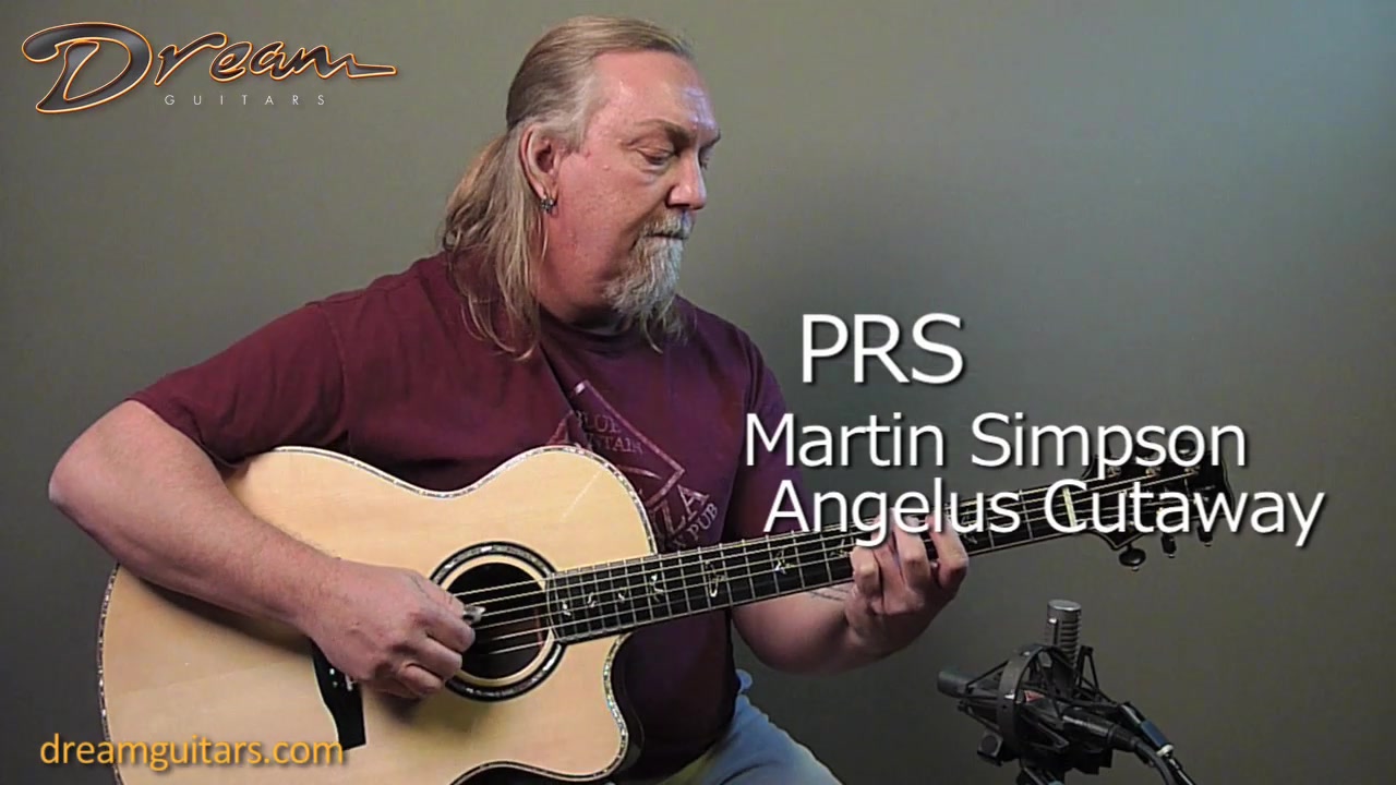 PRS Martin Simpson Angelus Brazilian Rosewood 巴西玫瑰木 巴玫 手工木吉他 美产全单手工琴哔哩哔哩bilibili