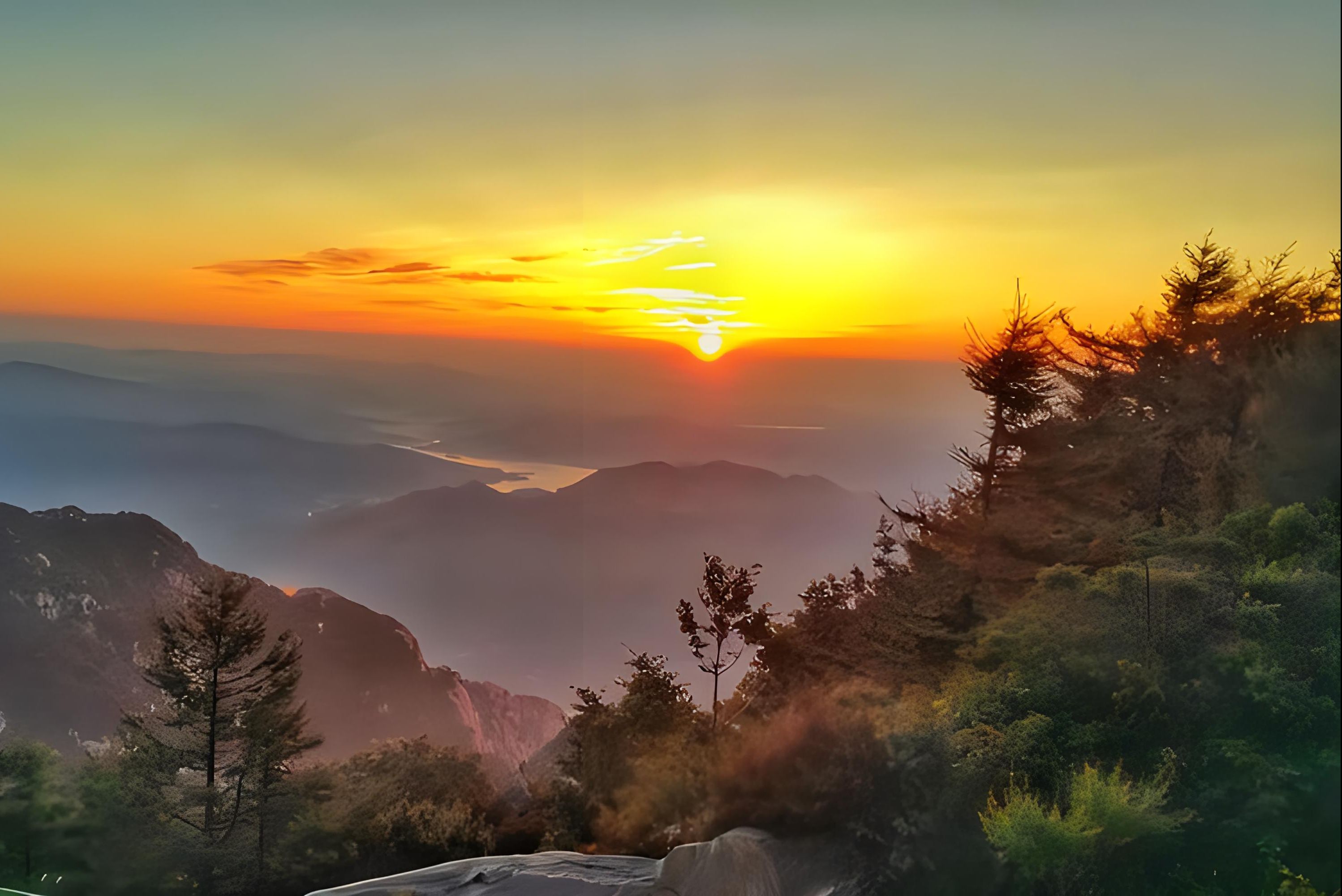 最美名山风景图图片