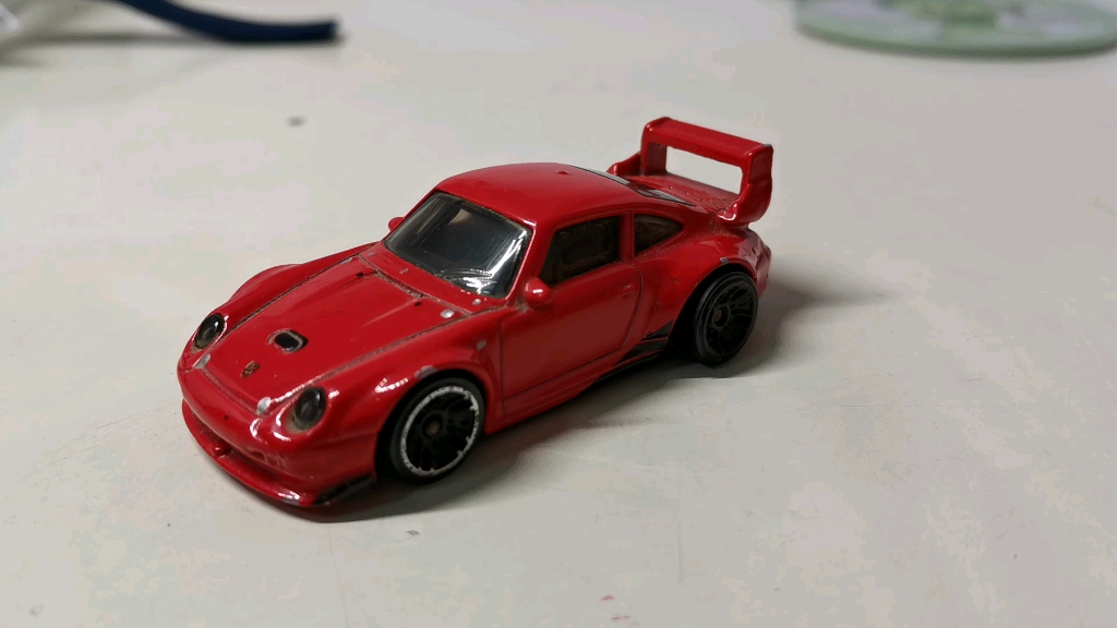 风火轮hotwheels保时捷911993gt2一台五年车龄的战损级91104