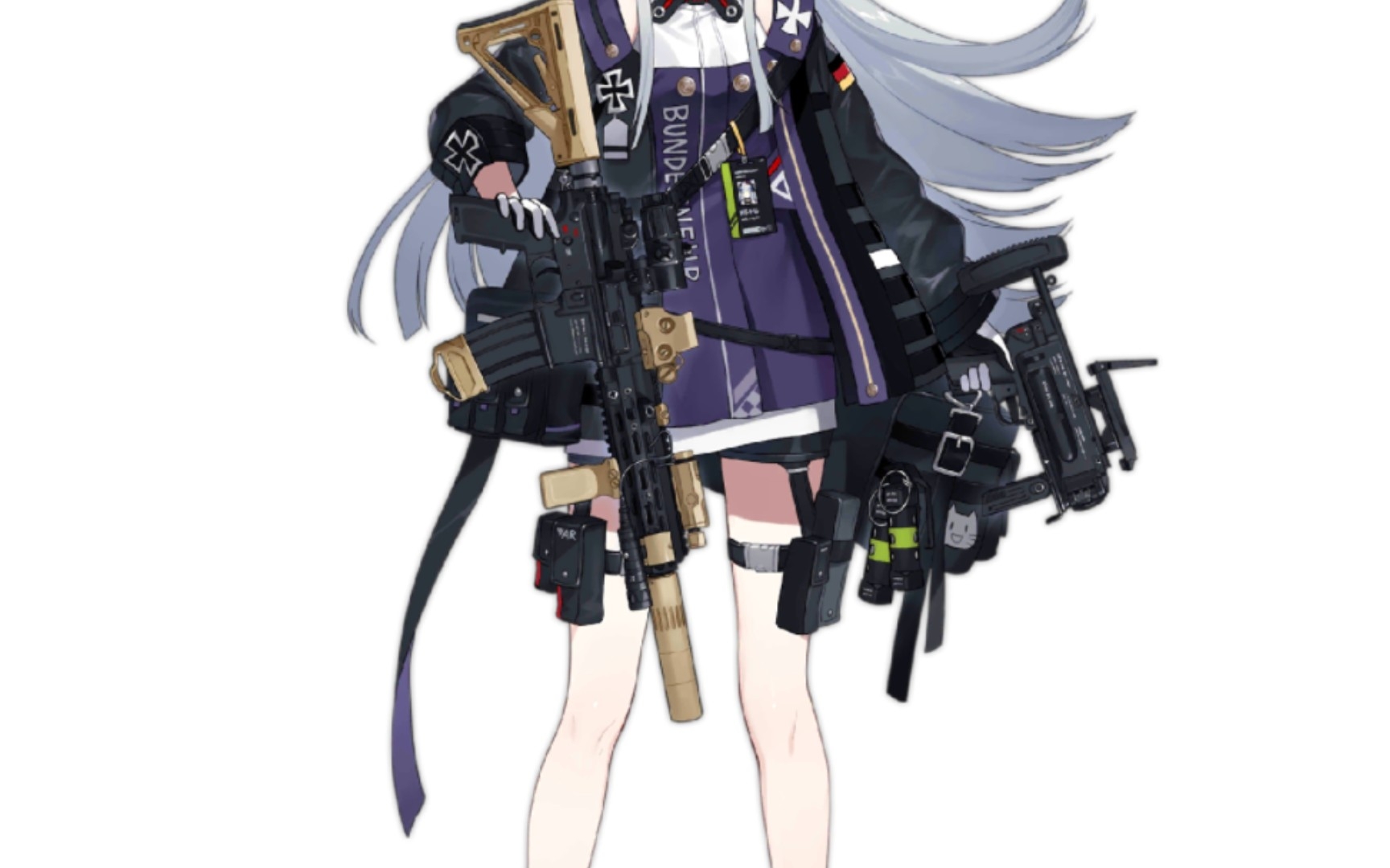 在暗区突围里配一把少前的hk416_哔哩哔哩bilibili