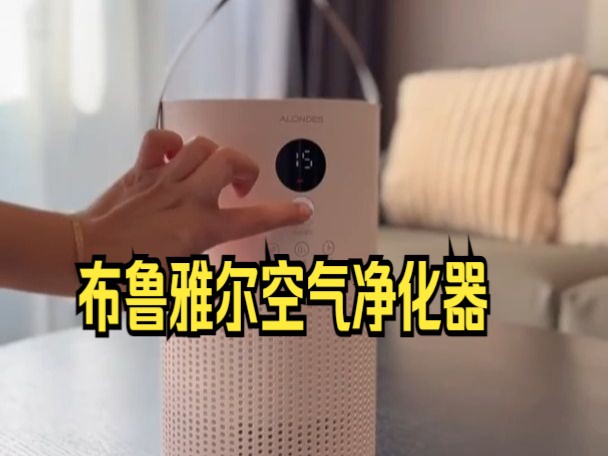 布鲁雅尔空气净化器,极光菌盾科技,360° 1环绕大出风