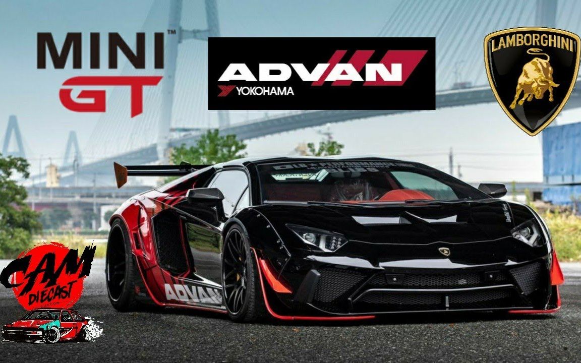 【minigt】1/64 制作lb兰博基尼阿迪王advan涂装教程_哔哩哔哩 (゜-゜