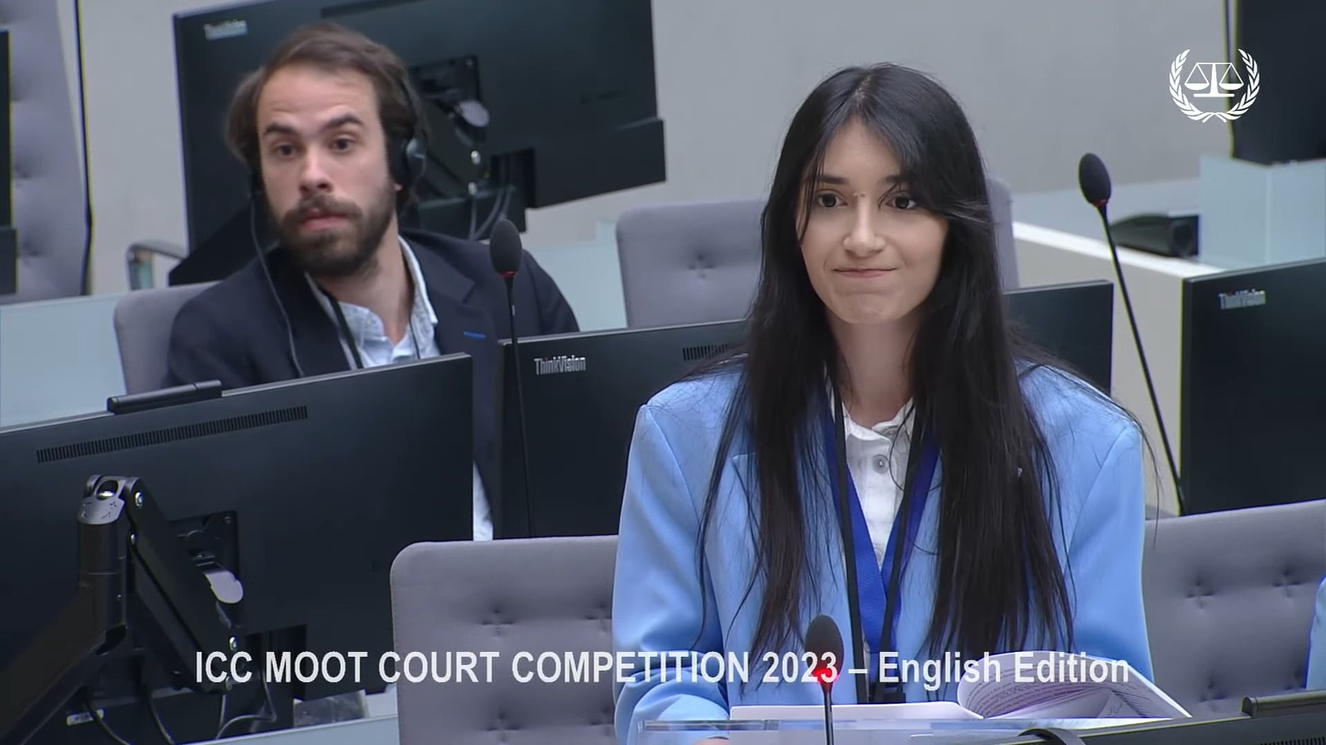 [图]国际刑事法院模拟法庭竞赛英文赛2023年决赛视频 ICC Moot Court Competition 2023 – English version