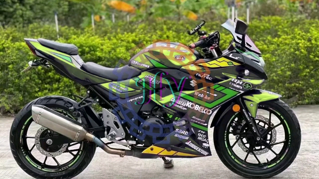 铃木gsx250r定制全车外壳改色板画哔哩哔哩bilibili