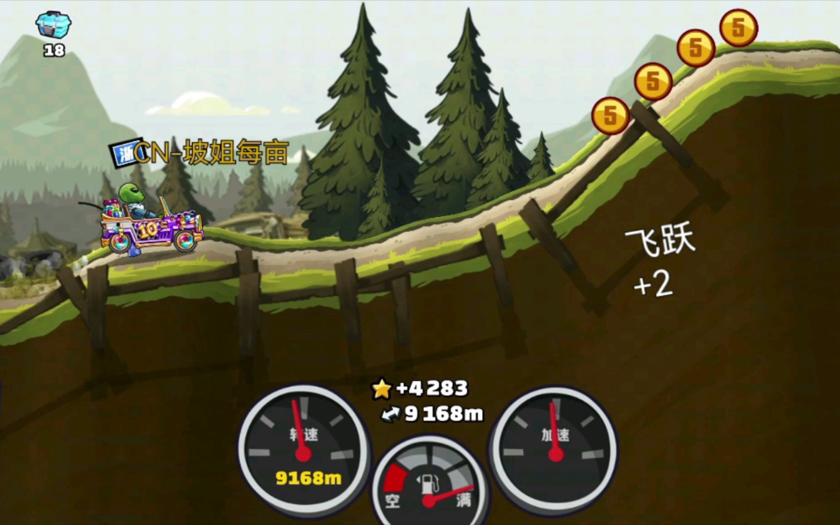 登山赛车2:小吉普裸车森林9909m(小号)