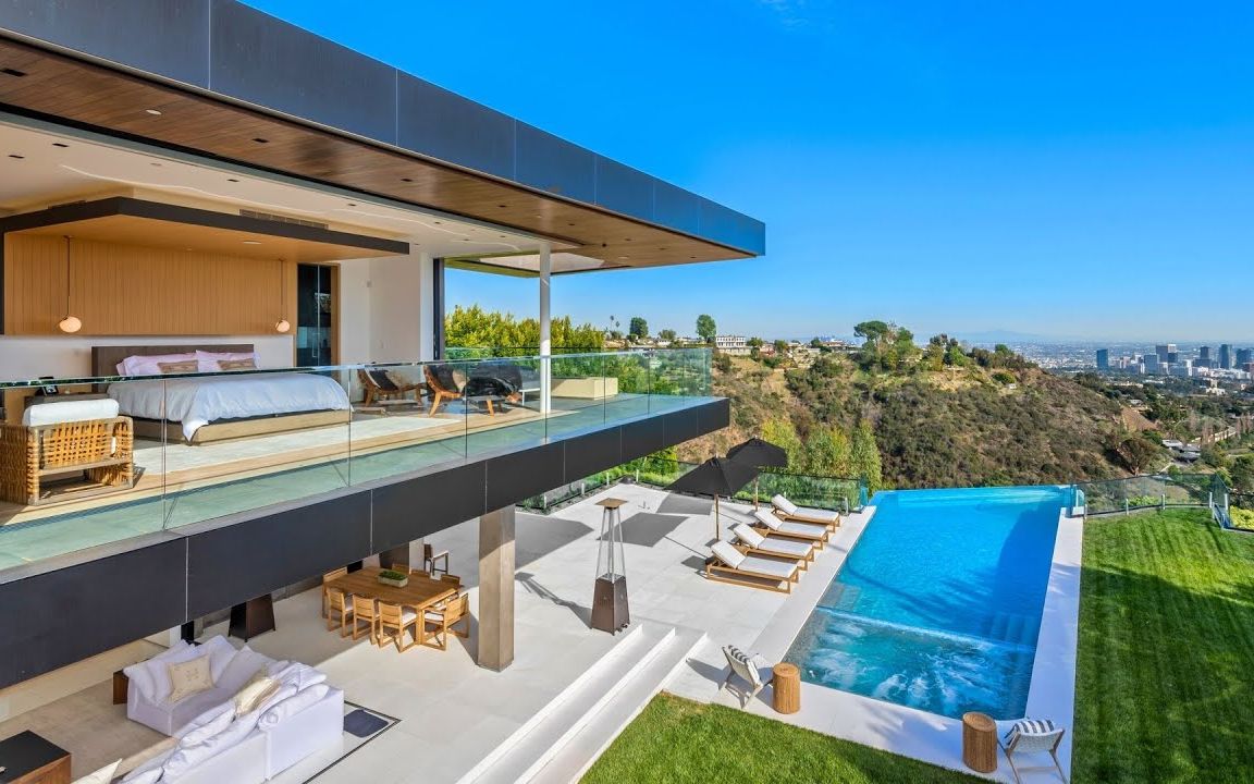 洛杉矶2390万美元的bel air的美景别墅