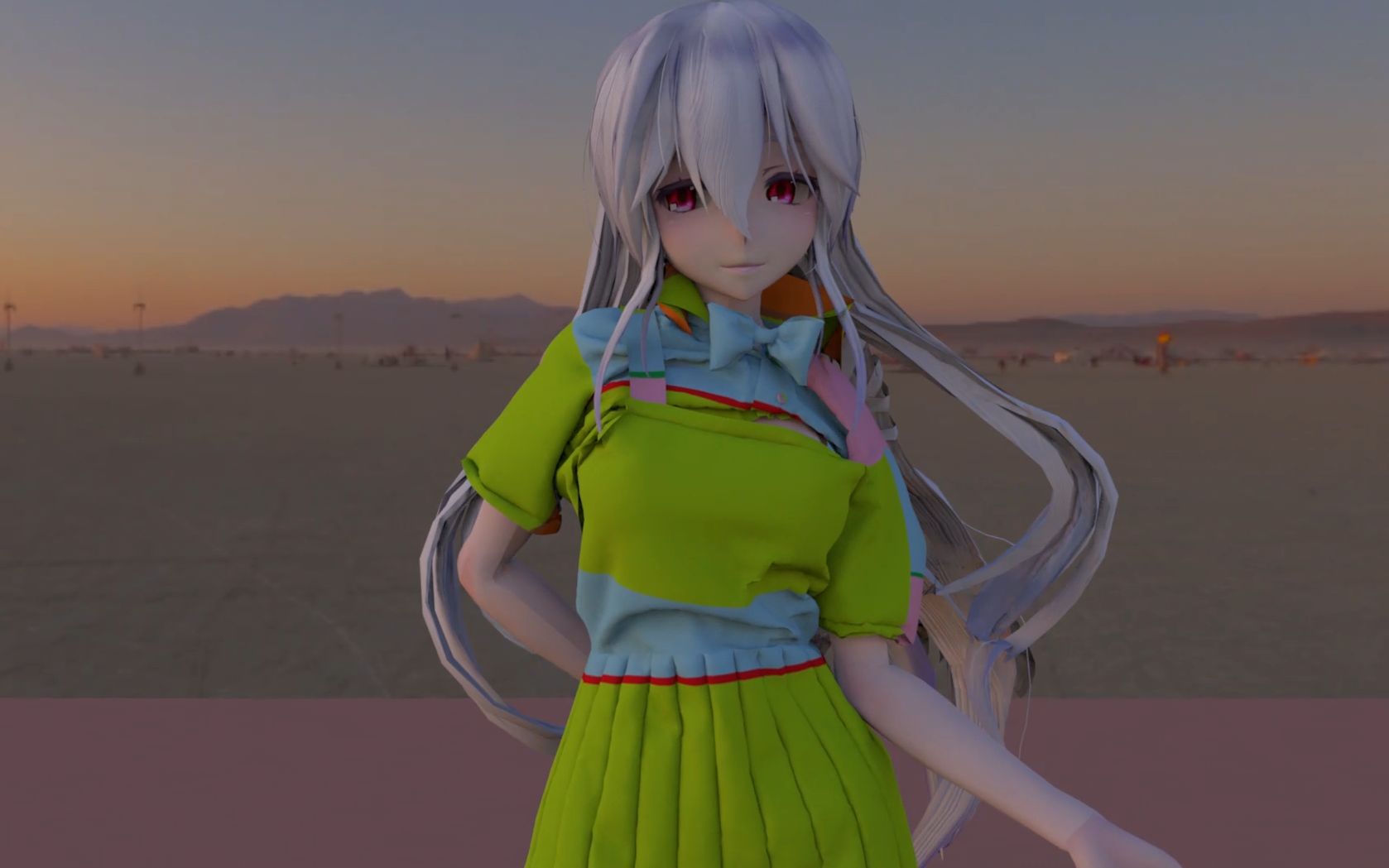 [图]【MMD|布料】夕阳下的classic舞