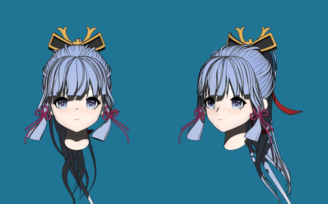 【zbrush新手教学】神里绫华手办模型雕刻,次世代角色建模,动漫人物