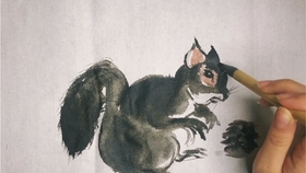 国画松鼠 哔哩哔哩 つロ干杯 Bilibili