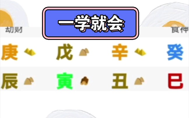 八字浅析,为什么有的人学习能力很强一学就会?哔哩哔哩bilibili