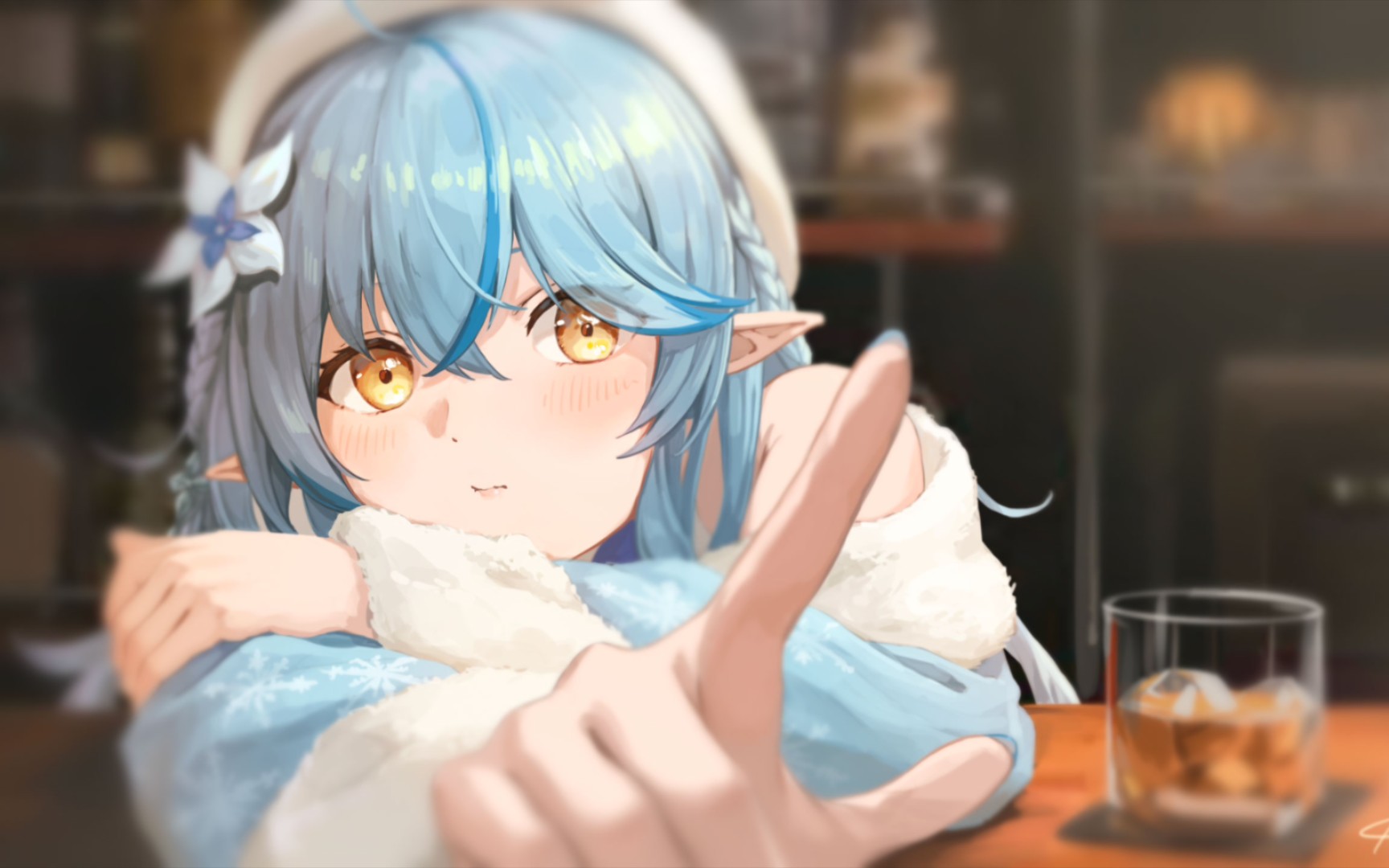 【拟-壁纸】雪花菈米↑溯↓玄吟!