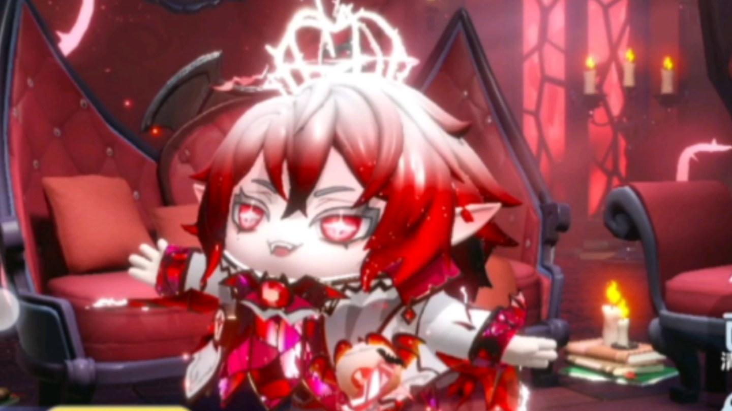 蛋仔派对新赛季至臻隐藏皮肤—暗夜王子德古拉