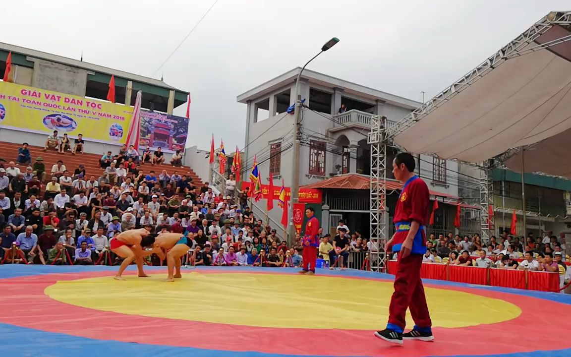 [图]Hạng cân 75 Kg_ Huy Hoàng vs Ngô Thành Tân _ Giải Vật Dân Tộc Anh Ta