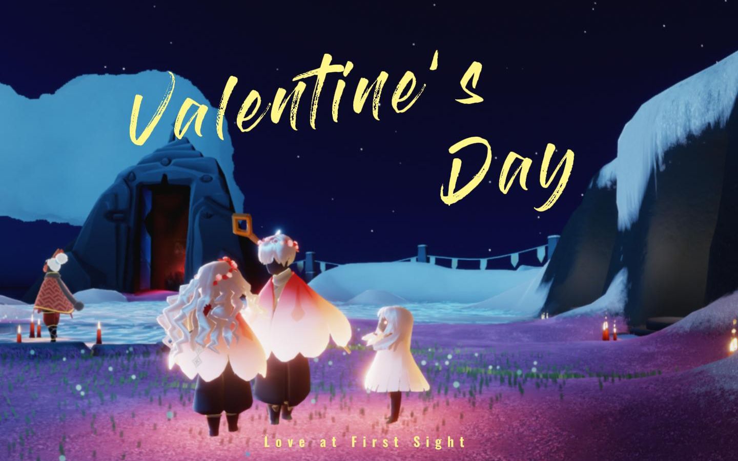 光遇丨情人节活动的遇境婚礼现场