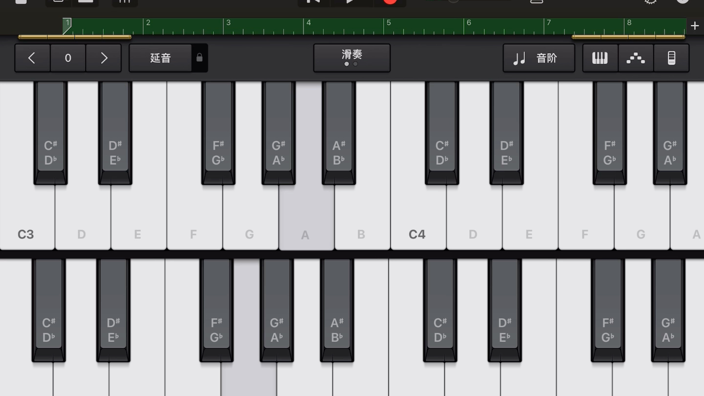 库乐队零基础弹奏卡农钢琴简版