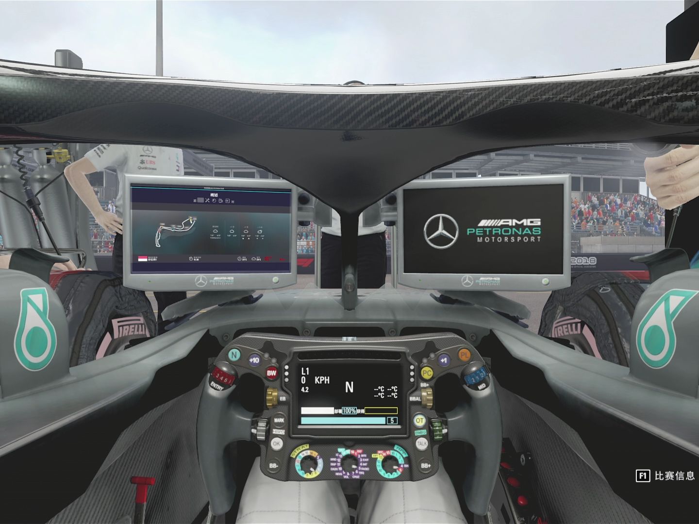 赛季3奔驰车队周冠宇f12018摩纳哥站