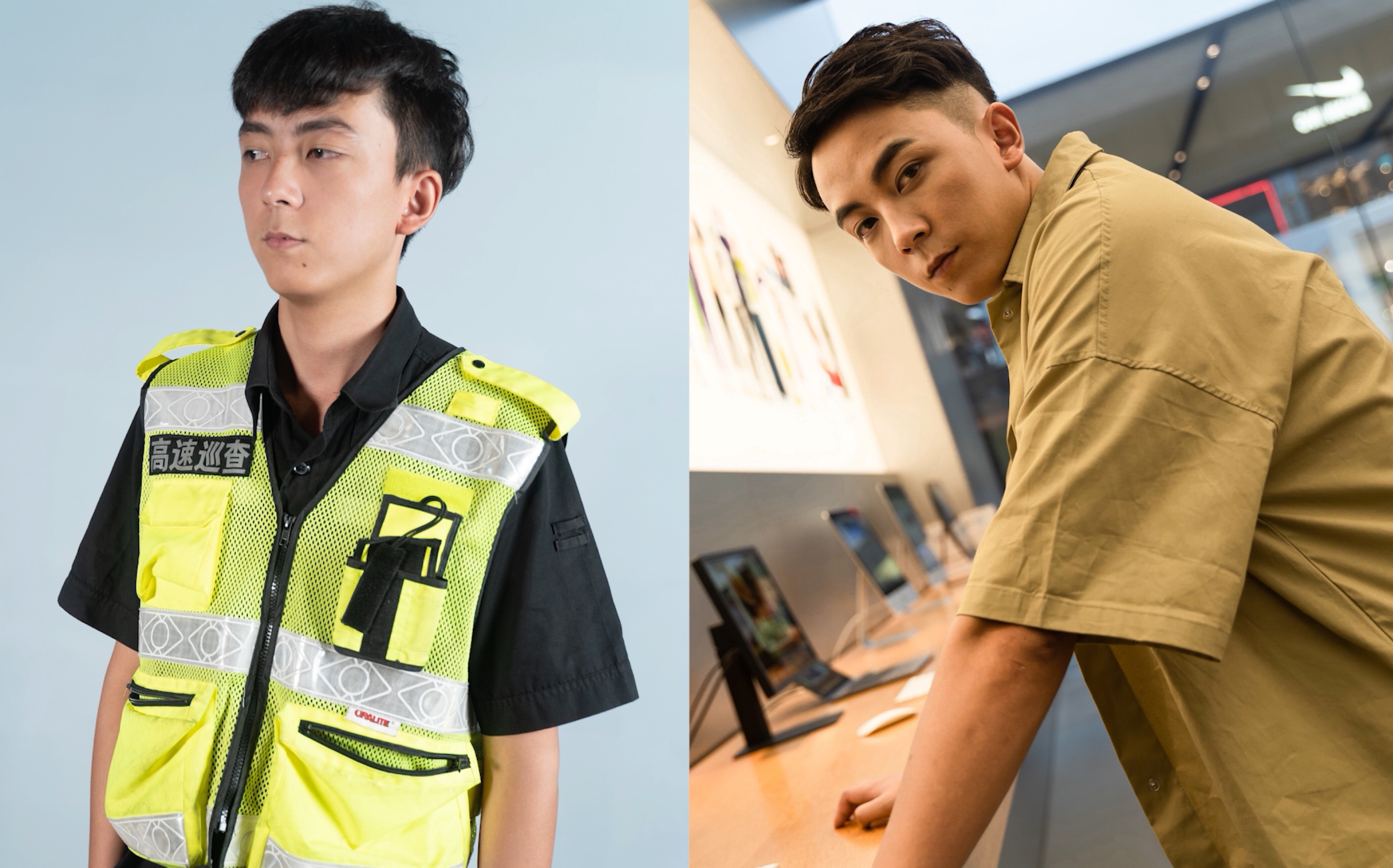 高速交警小哥哥的完美侧颜杀