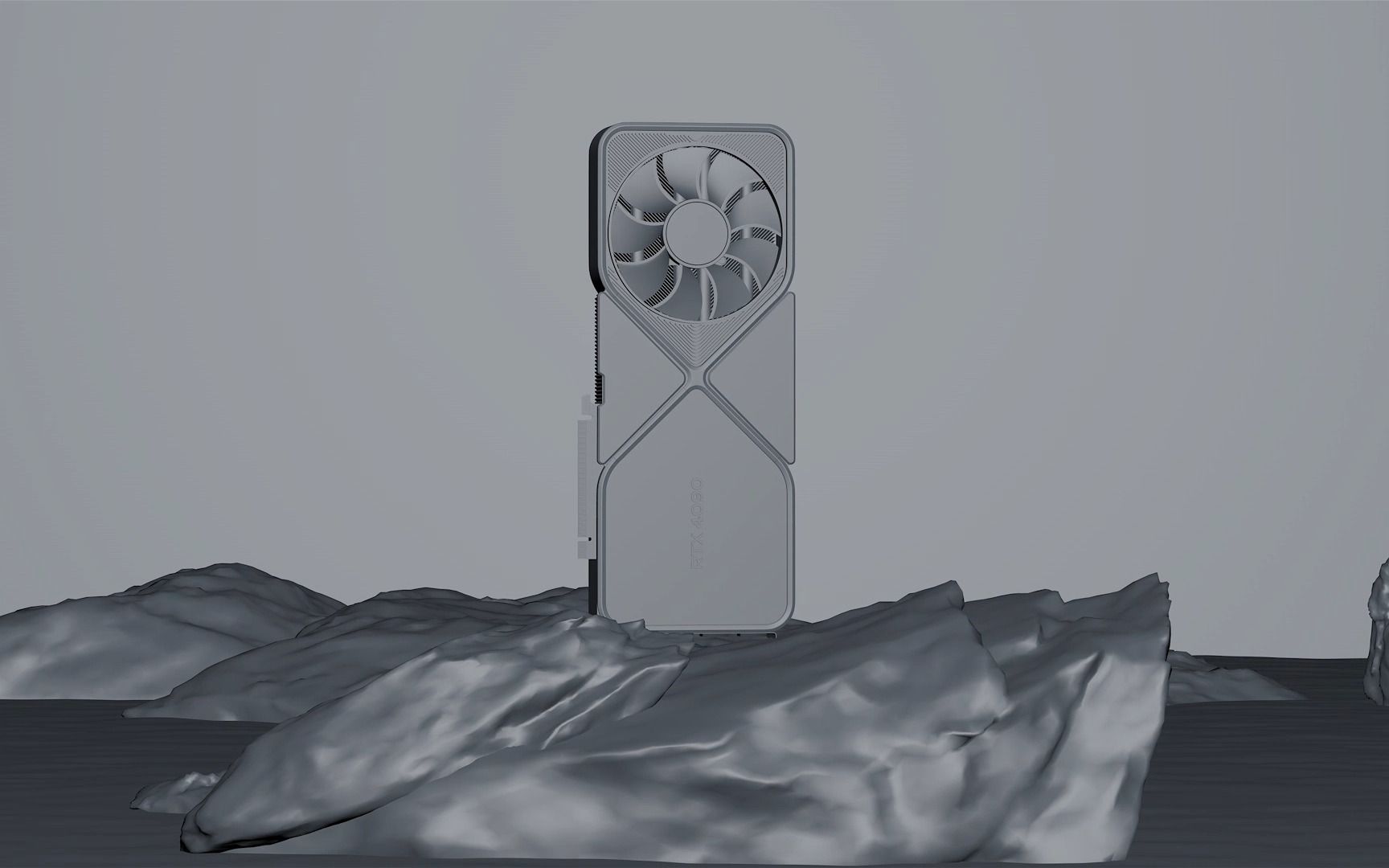 【三维动画】c4d显卡动画 | 白膜测试