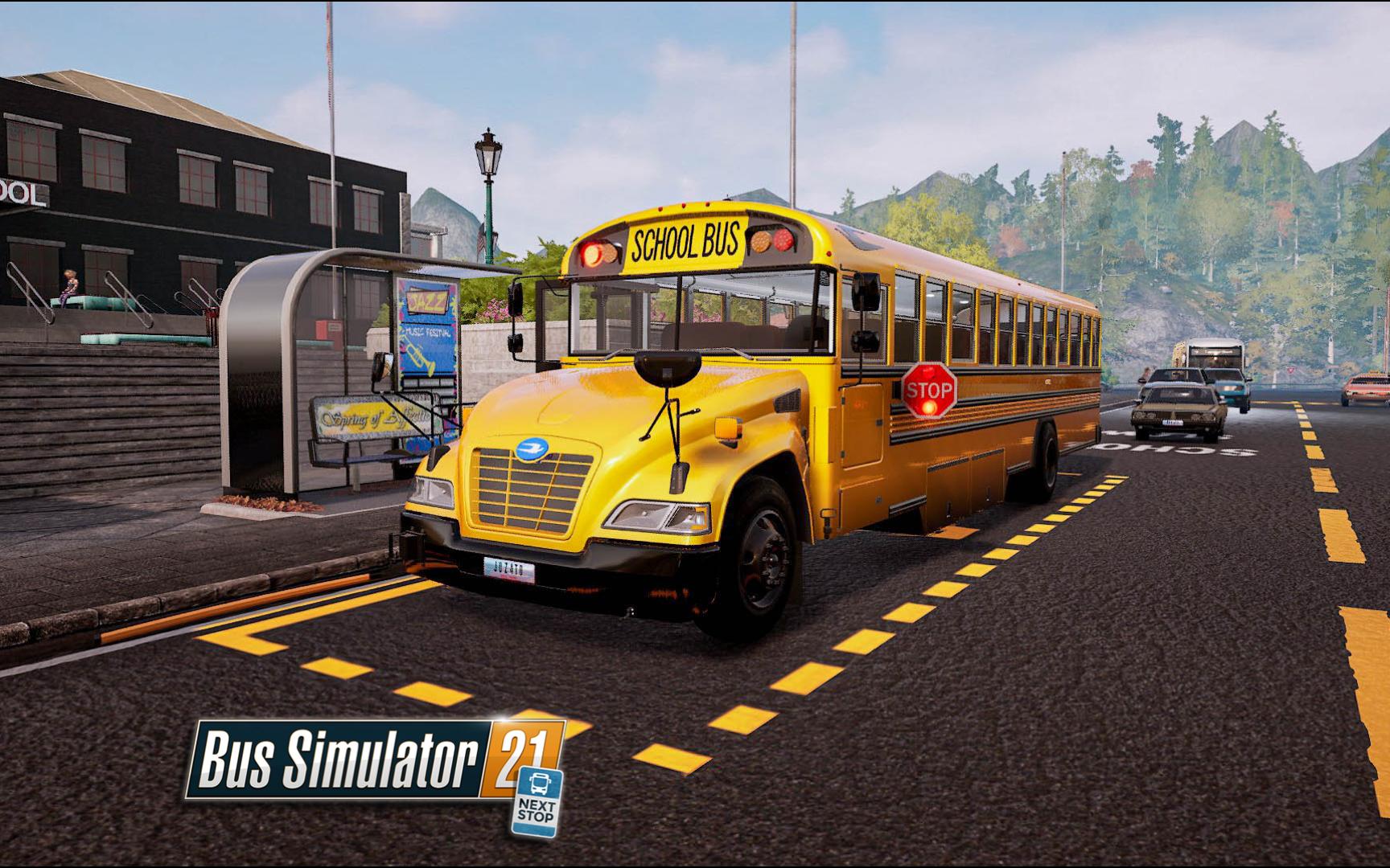 《巴士模拟21》为学校提供校车接送业务 | Bus Simulator 21 Next Stop哔哩哔哩bilibili巴士模拟实况解说