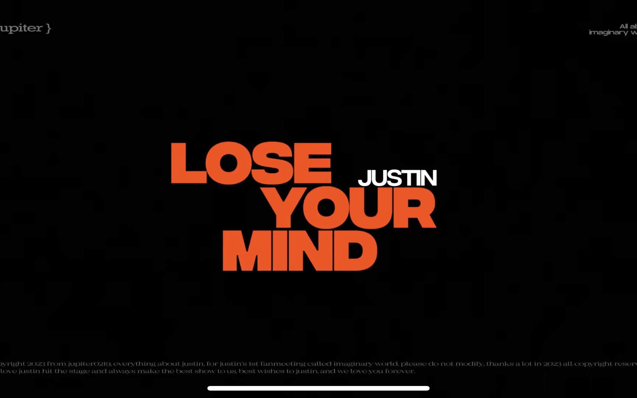 [图]230218 《Lose Your Mind》 黄明昊/广州生日场/贾想世界/直拍