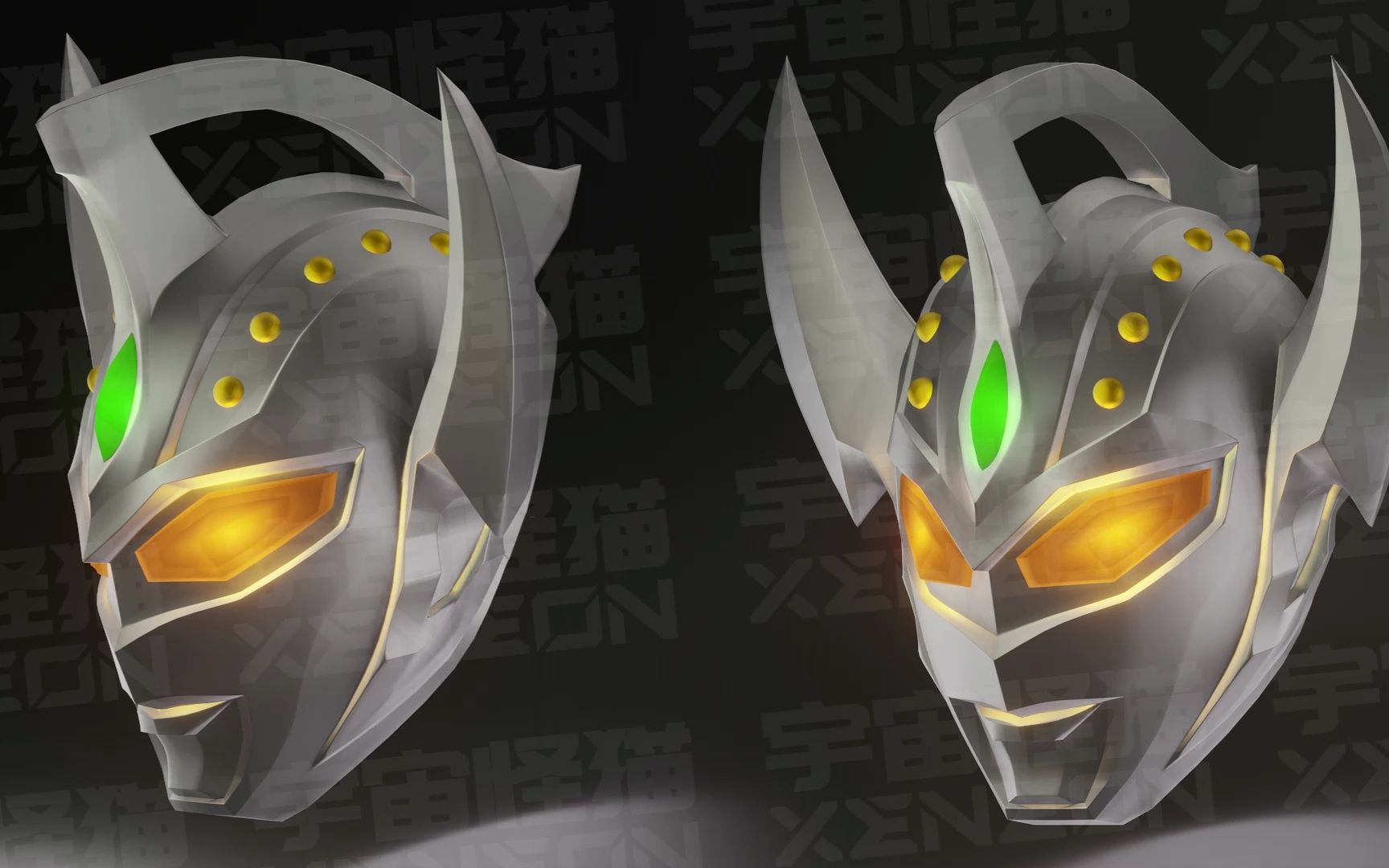 自建奥特曼头盔3d模型 泰罗奥特曼 超级泰罗假想形态