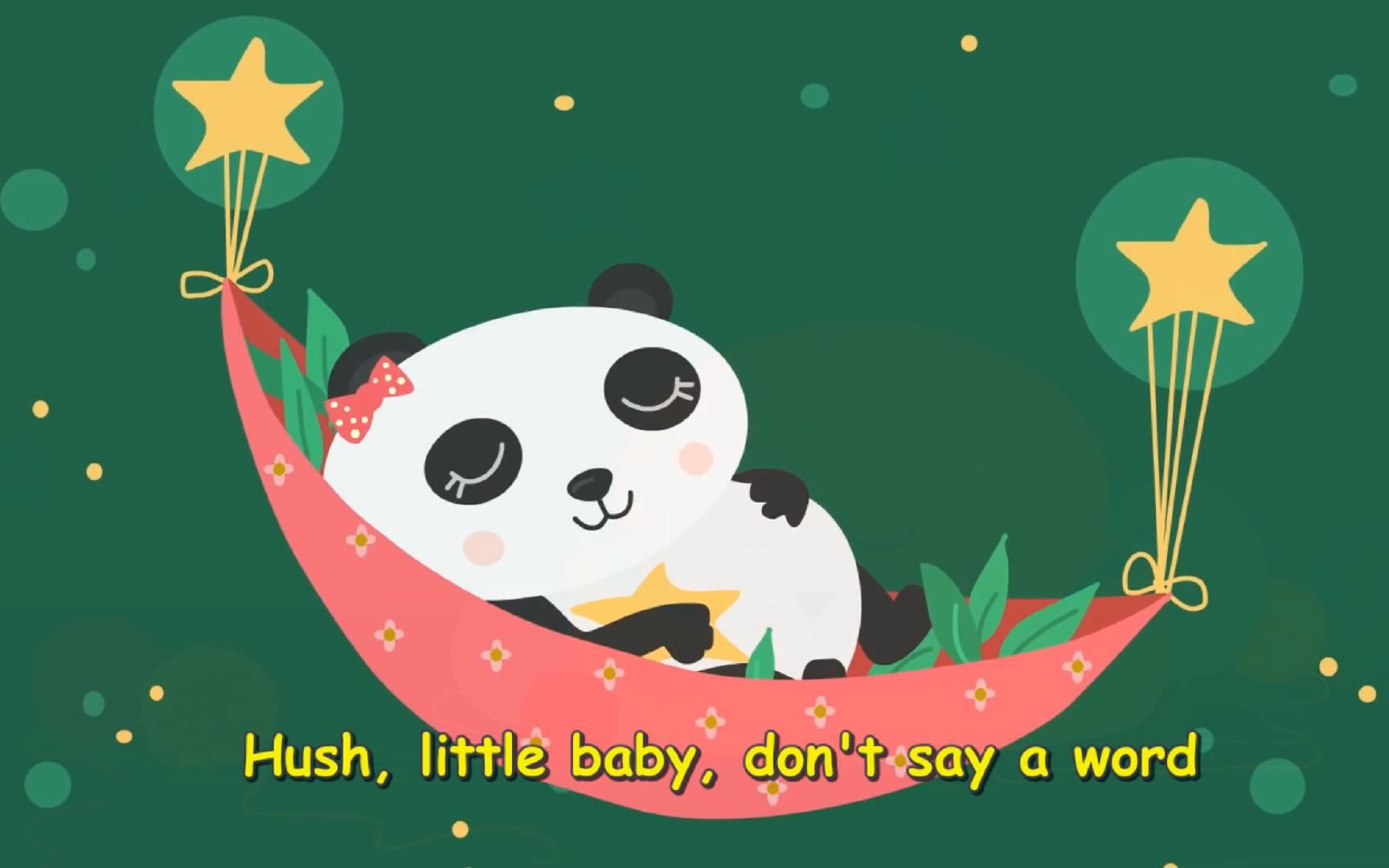 摇篮曲经典儿歌hushlittlebaby