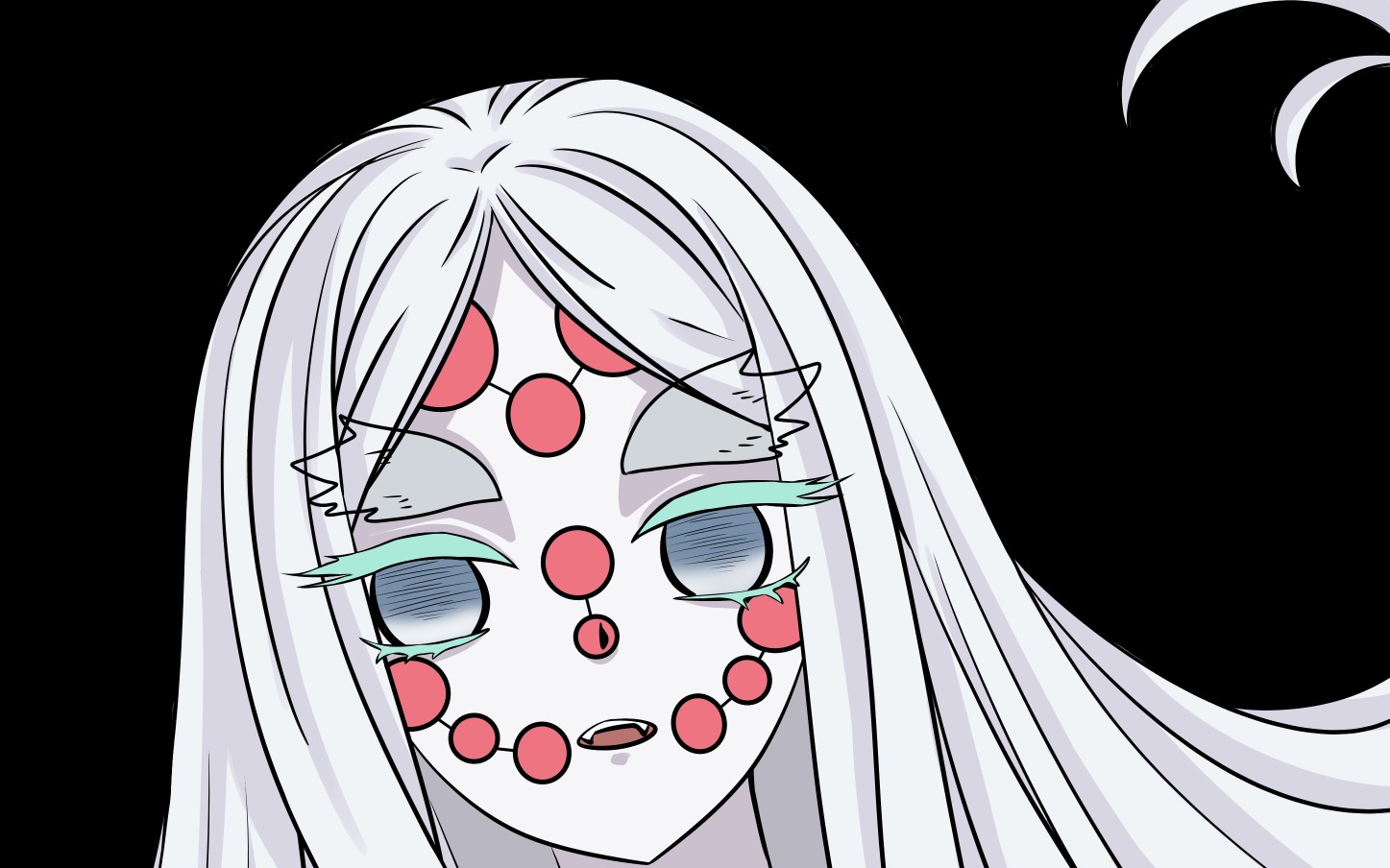 【指绘】鬼灭之刃蜘蛛妈妈_哔哩哔哩 (゜-゜)つロ 干杯~-bilibili