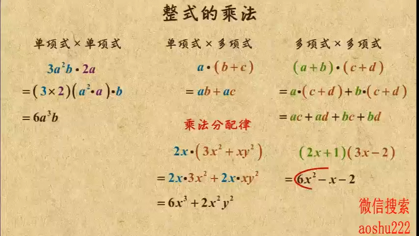 14.4 整式的乘法哔哩哔哩bilibili