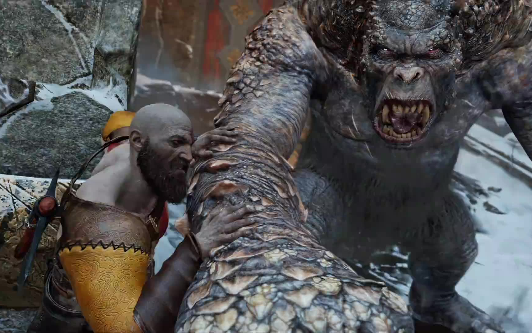 战神4【god of war】奎秃头带儿子的日常 第四期_哔哩哔哩 (゜-゜)つ