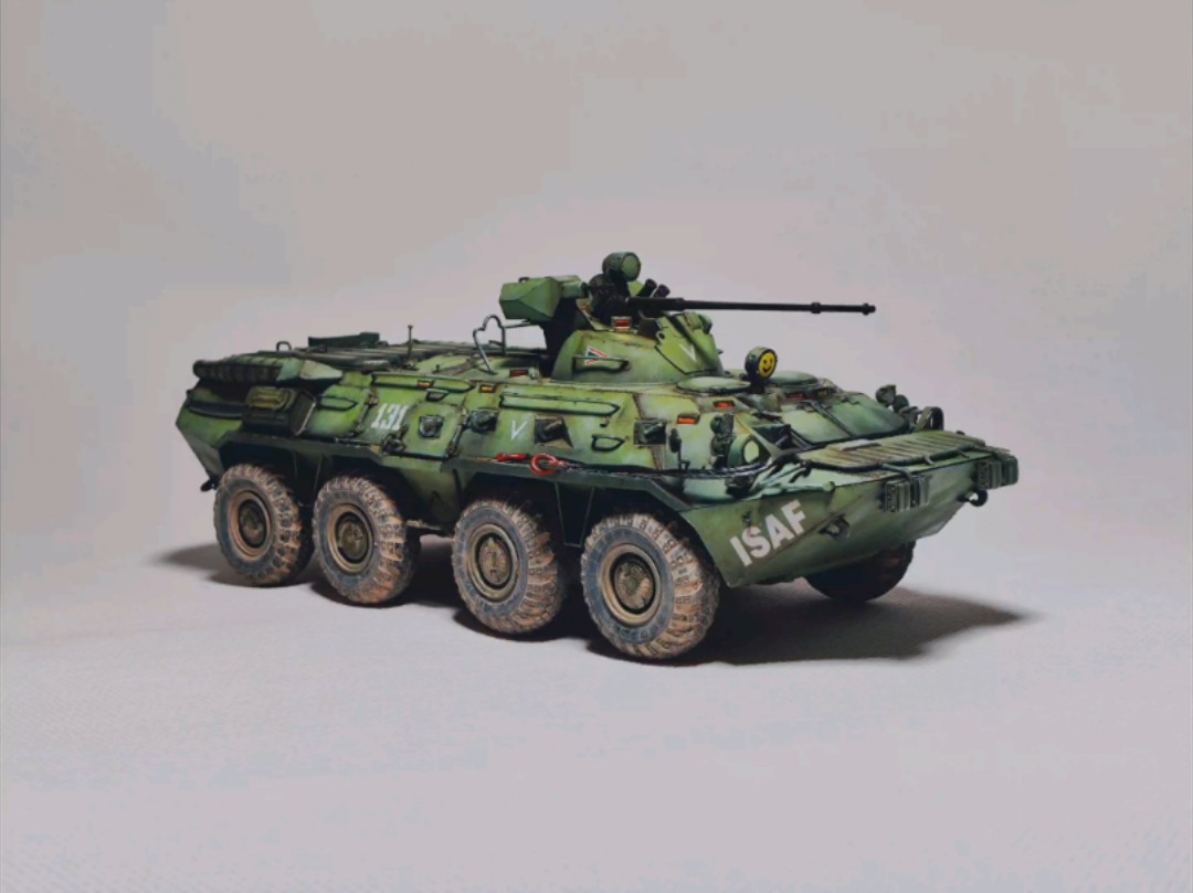 苏式美学大八轮,研发正值于冷战巅峰时期20世纪70年代,btr80一经问世